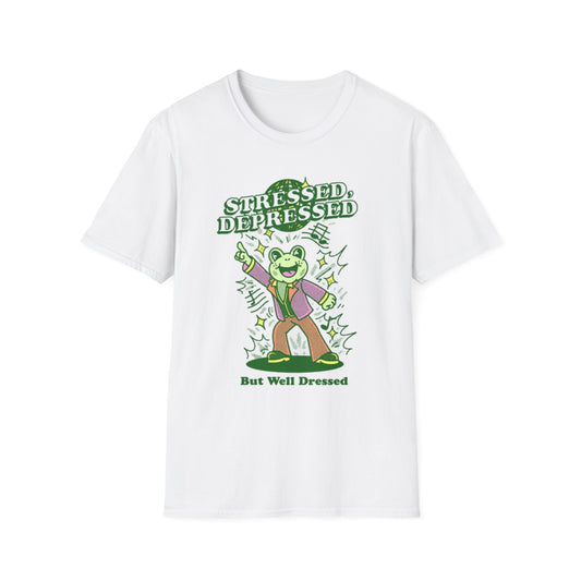 STRESSED BUT DRESSED TEE